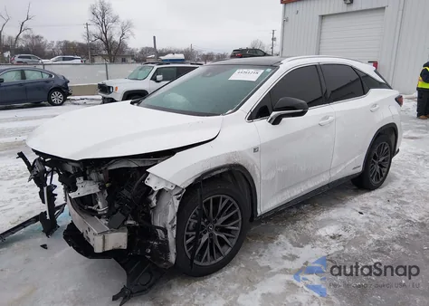 2021 Lexus Rx 450H F Sport Handling из США, поврежденный, VIN 2T2YGMDA3MC062475
